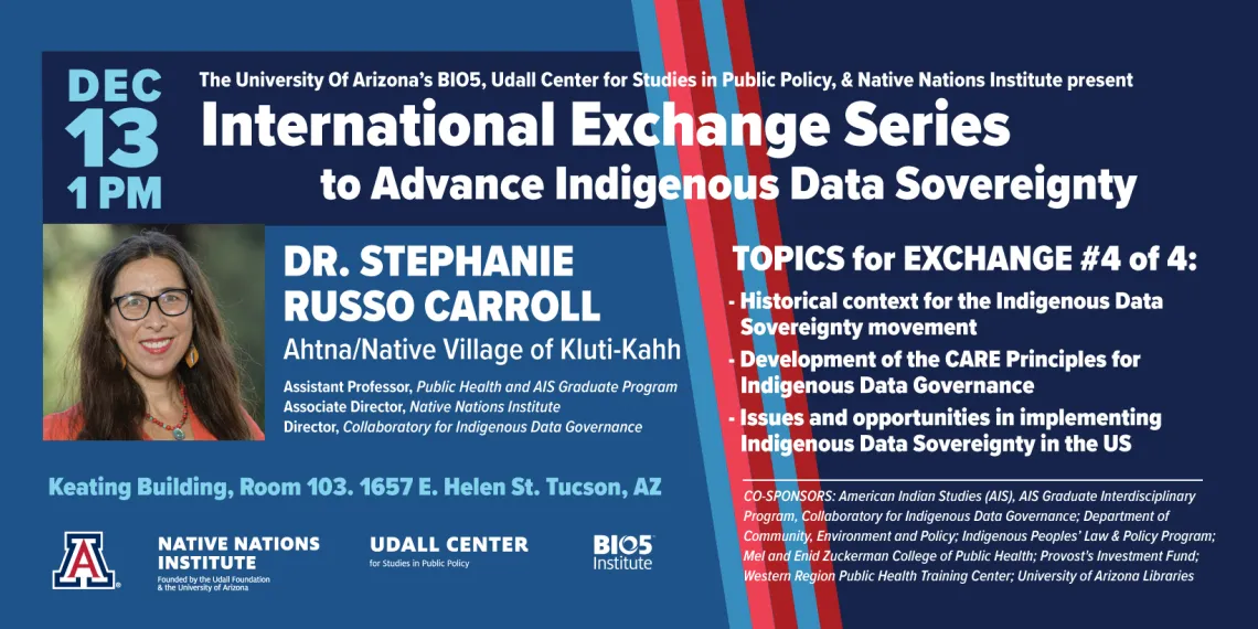 Indigenous Data Sovereignty Event Stephanie Carroll Russo