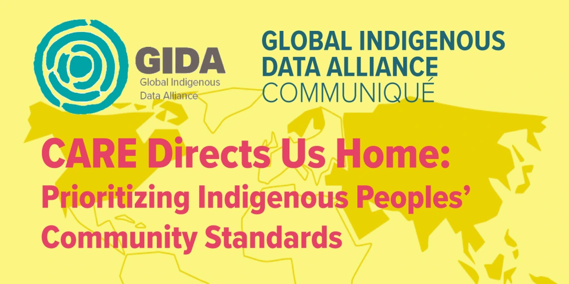 CARE Directs up Home: Prioritizing Indigenous Peoples' Community Standards